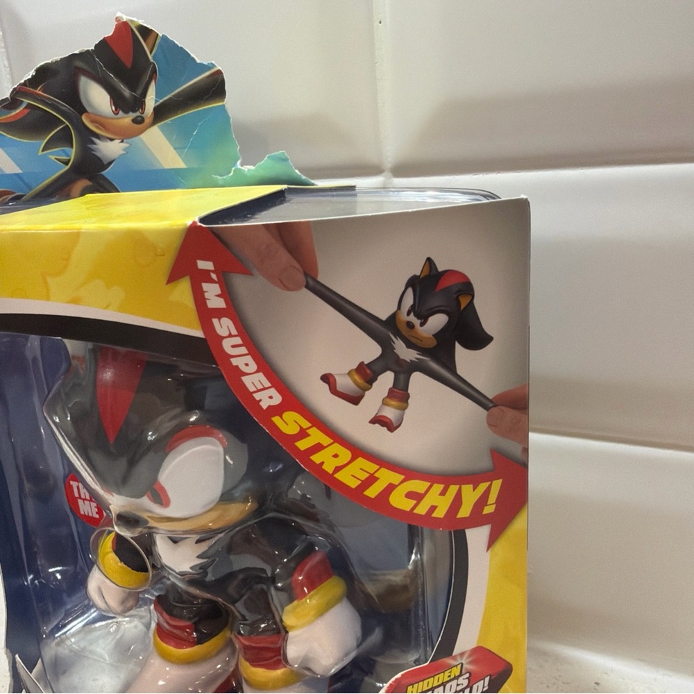 Goo Jit Zu Sonic the Hedgehog Stretchy Heroes - Chaos Emerald Shadow NEW - Picture 3 of 5